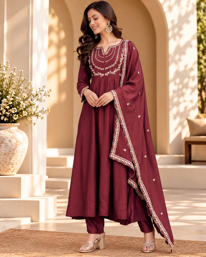 color:burgundy