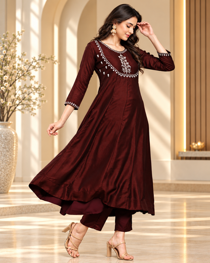 color:brown