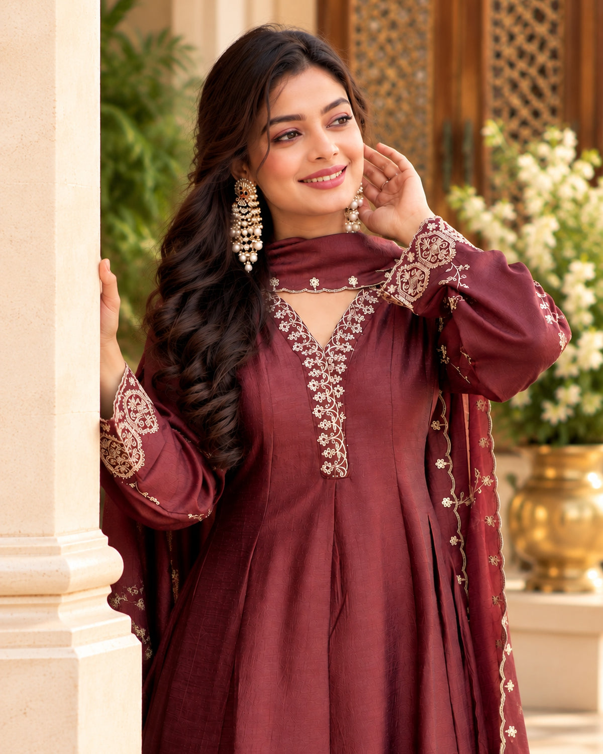 color:burgundy