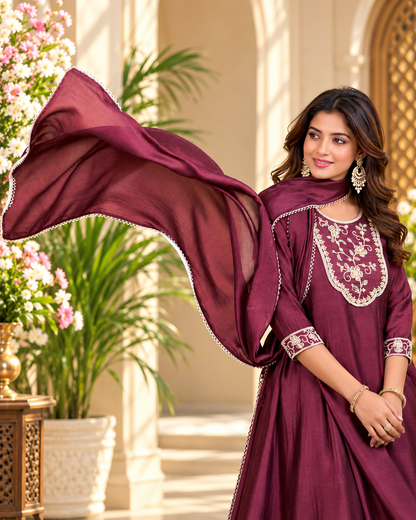 color:burgundy
